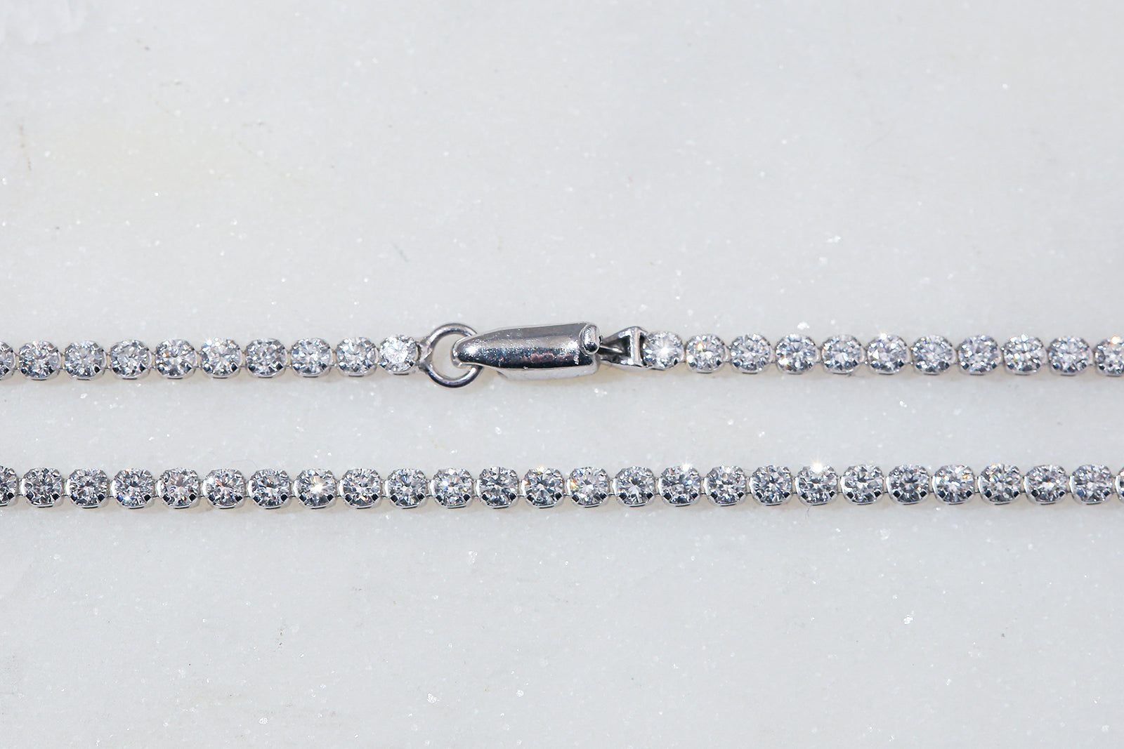Lab Grown Diamond 2 mm Tennis Bracelet