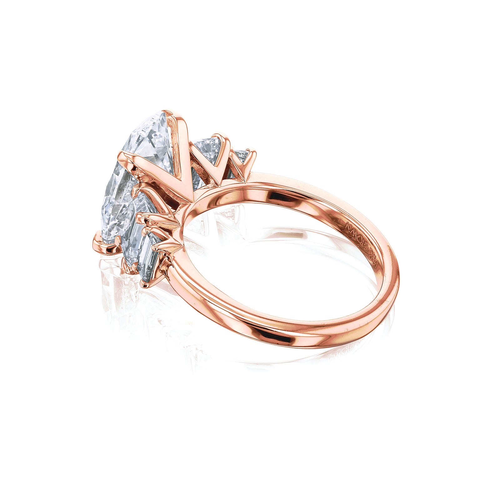 5.4 Carat Lab Grown Diamond 5-Stone Heather Ring