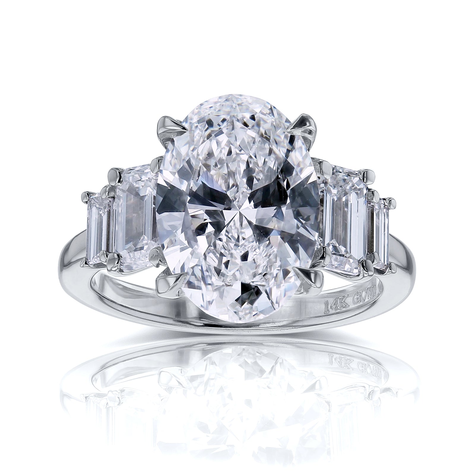 5.4 Carat Lab Grown Diamond 5-Stone Heather Ring