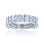 4.5 Carat Lab Grown Diamond Near Eternity Rem Ring - white gold option