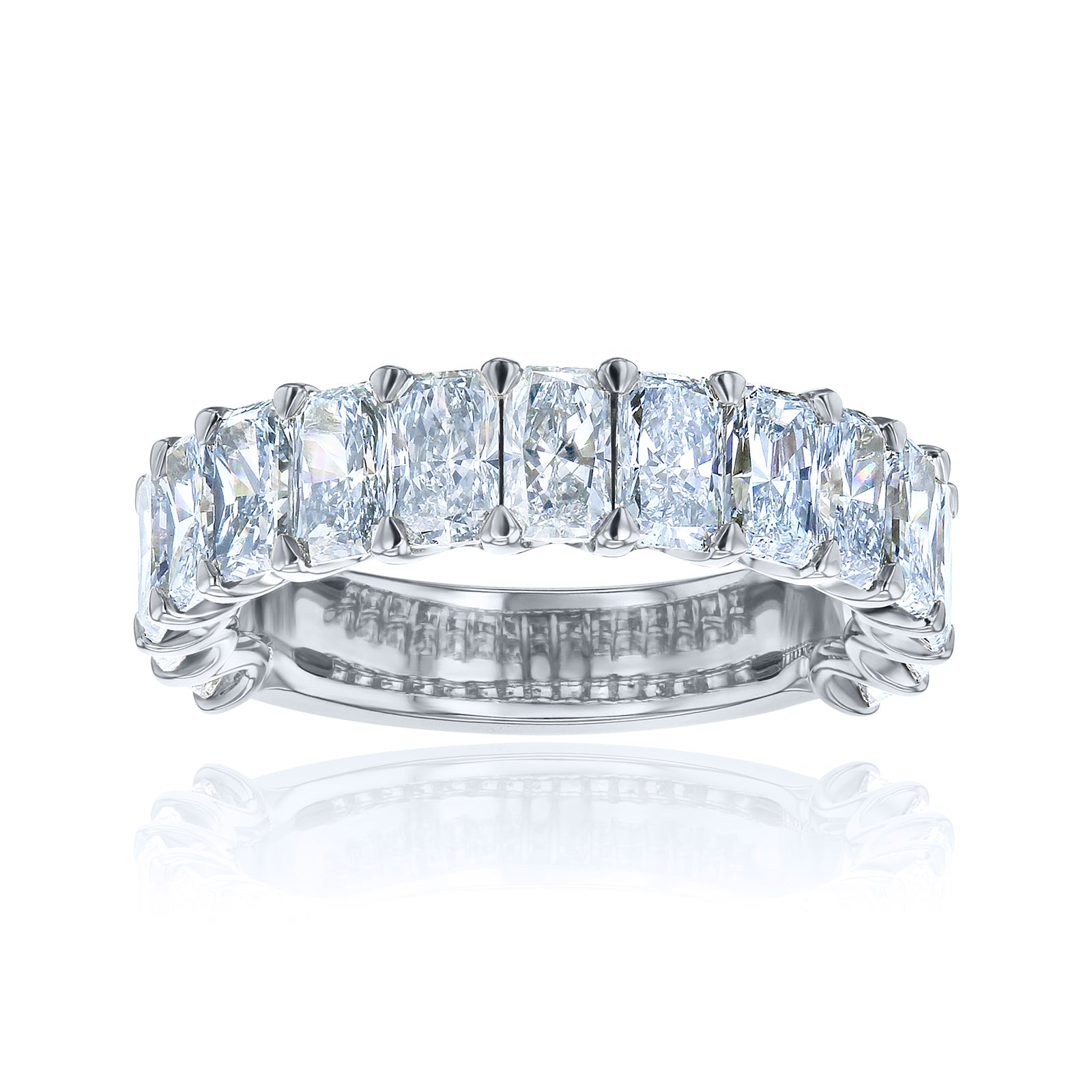 4.5 Carat Lab Grown Diamond Near Eternity Rem Ring - white gold option