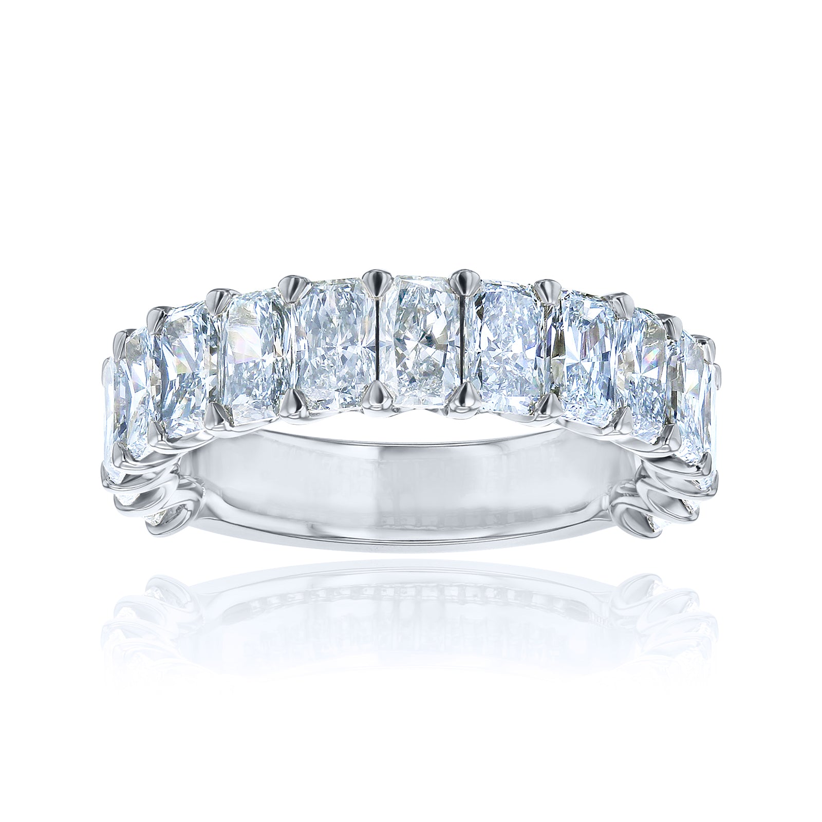4.5 Carat Lab Grown Diamond Near Eternity Rem Ring - white gold option