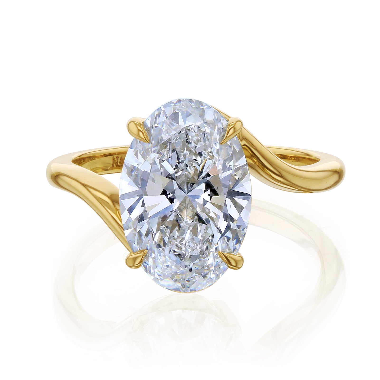 4 Carat Lab Grown Diamond Bypass Josie Ring