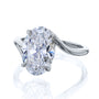 Kobelli Josie Ring in White Gold - semi side angle