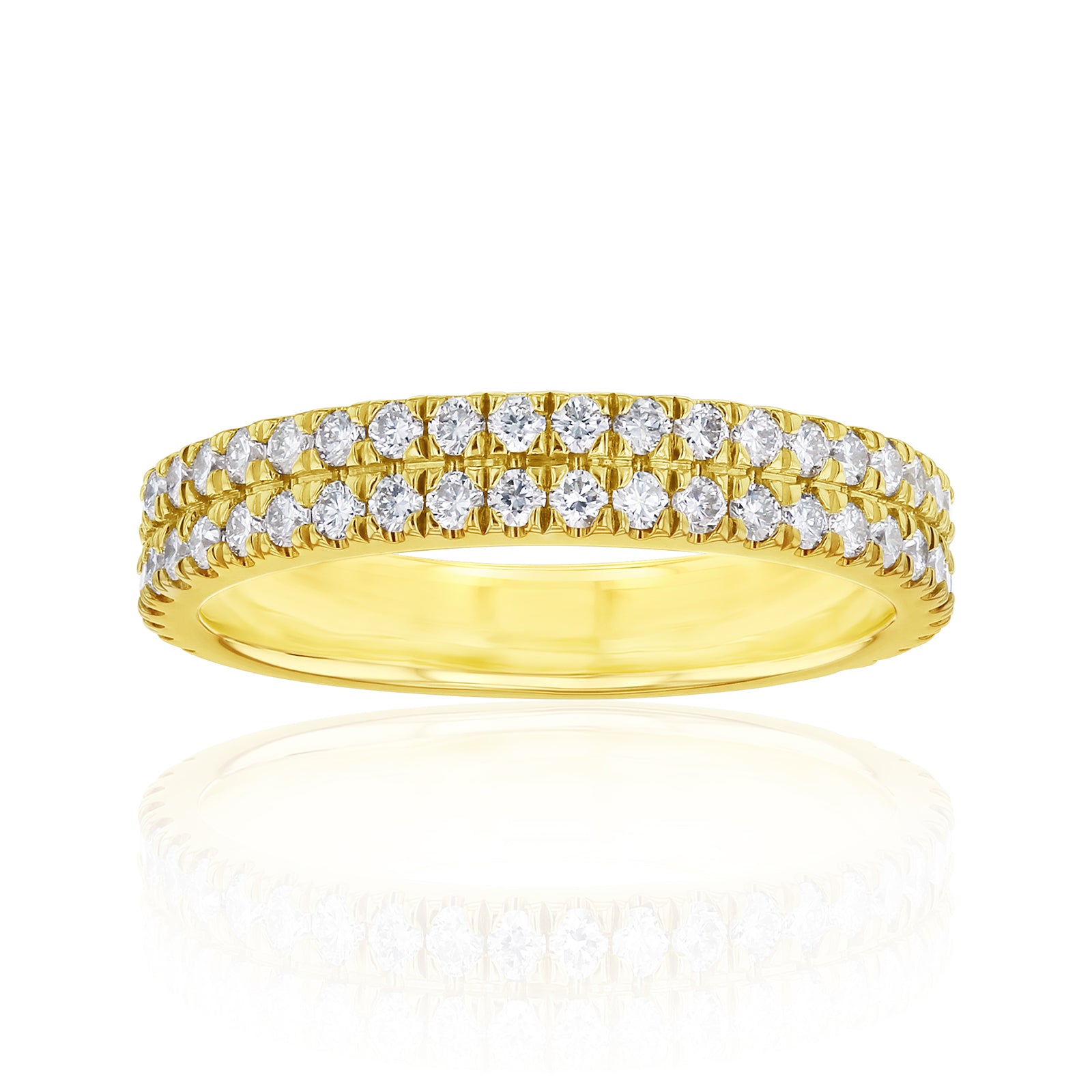 0.75 Carat Lab Grown Diamond Double Decked Barrie Ring