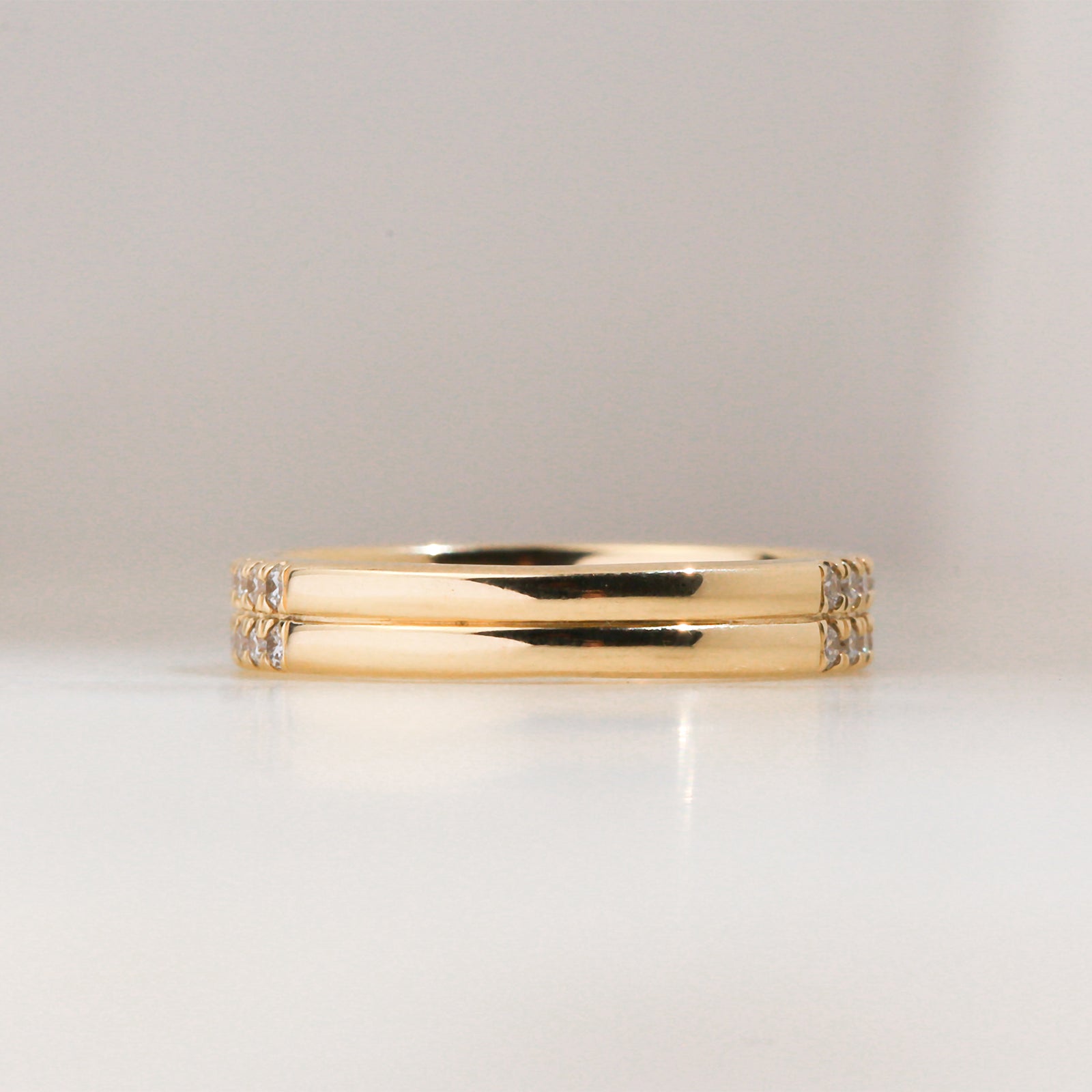 0.75 Carat Lab Grown Diamond Double Decked Barrie Ring