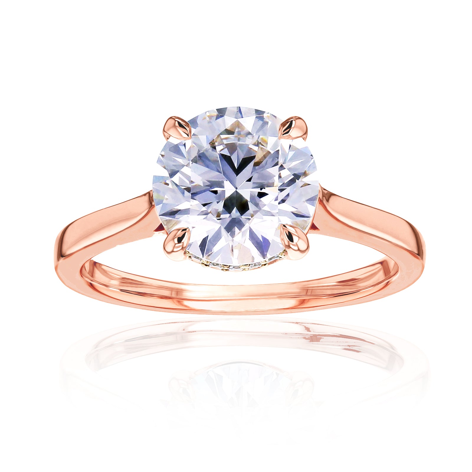 2 Carat Lab Grown Diamond Hidden Halo Melinda-Raye Ring