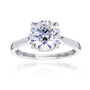 Kobelli Hidden Halo Mid-Height Engagement Ring (not too low not too high) - white gold option