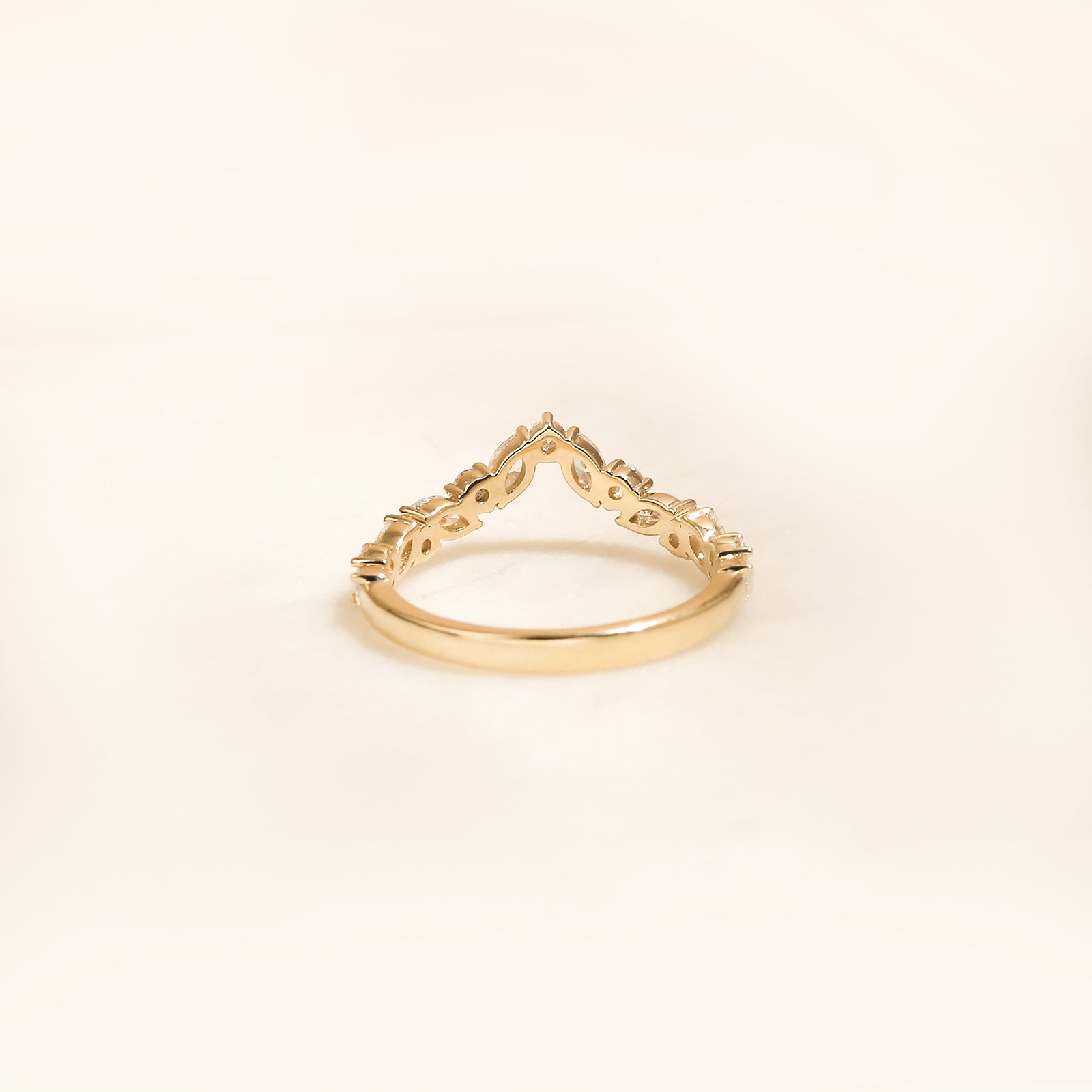0.75 Carat Lab Grown Diamond Alternating Wishbone Aviana Ring