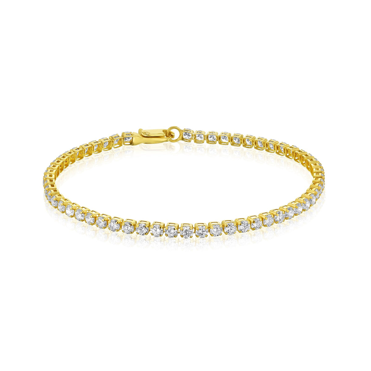Lab Grown Diamond Slender Everyday Tennis Bracelet