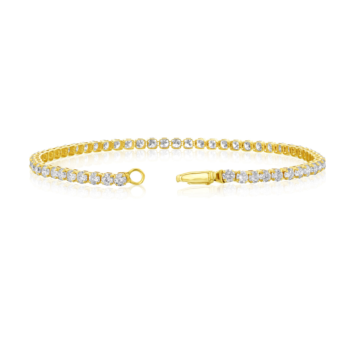 Lab Grown Diamond Slender Everyday Tennis Bracelet