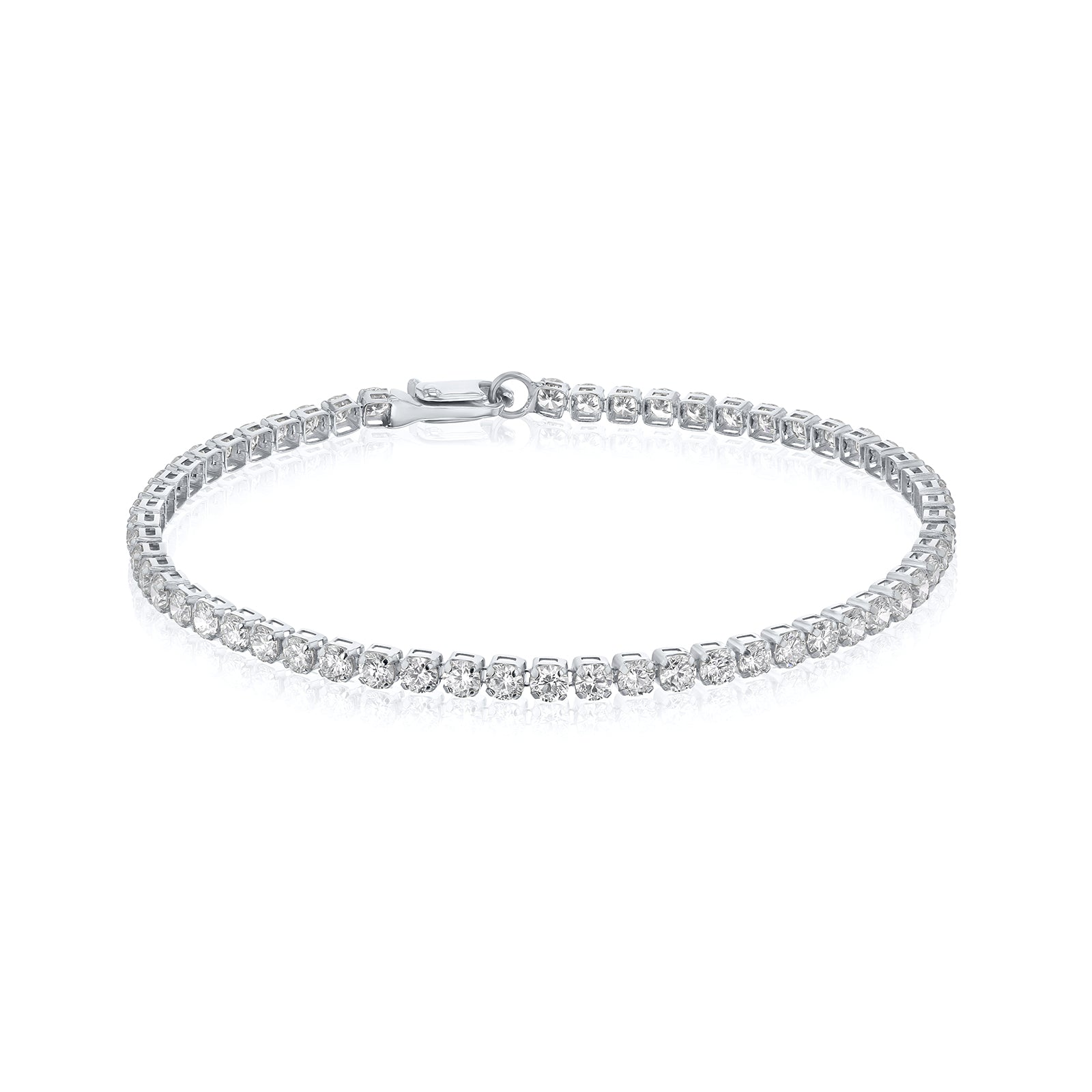 Lab Grown Diamond Slender Everyday Tennis Bracelet