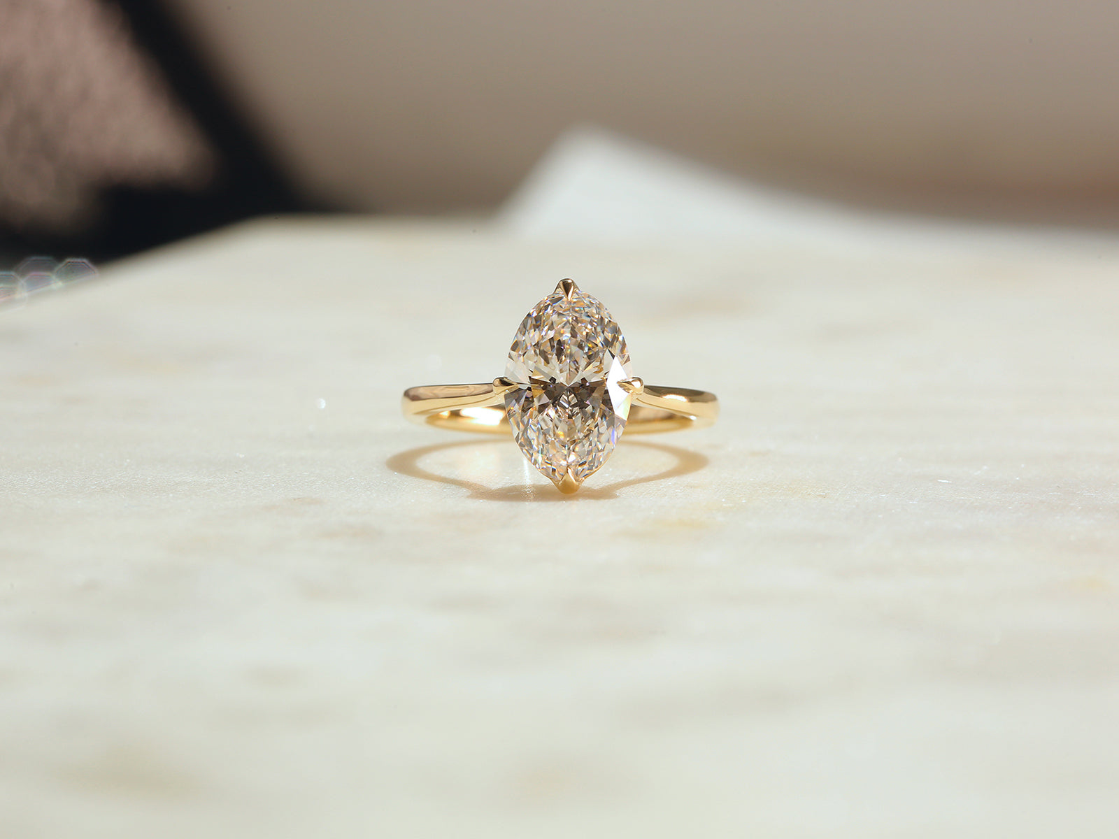 lifestyle image of the Kobelli Oline Ring - front facing angle