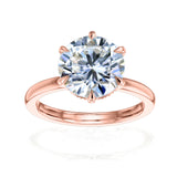 3 Carat Lab Grown Diamond Plain Band Rosemarie Ring