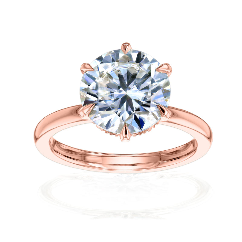 3 Carat Lab Grown Diamond Plain Band Rosemarie Ring