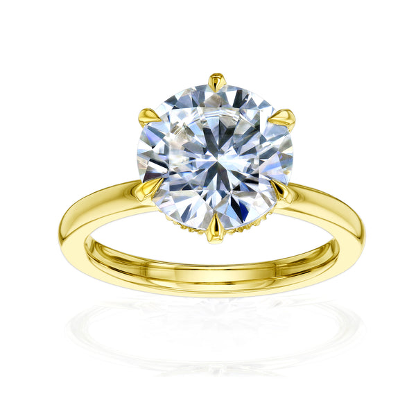 3 Carat Lab Grown Diamond Plain Band Rosemarie Ring