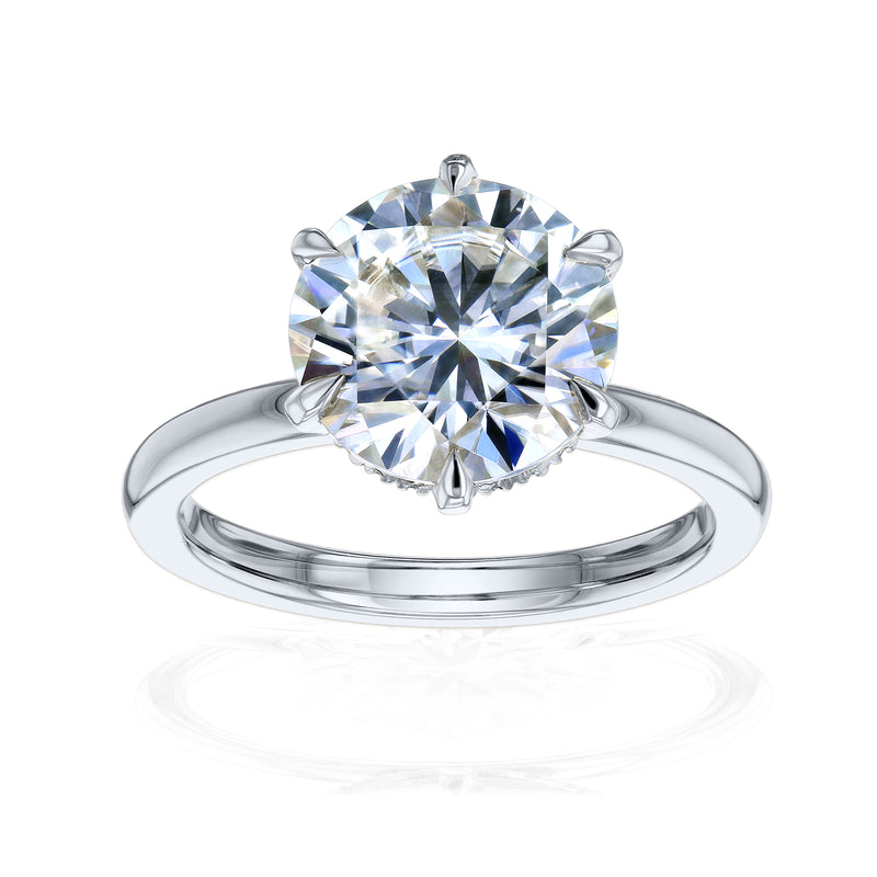 3 Carat Lab Grown Diamond Plain Band Rosemarie Ring