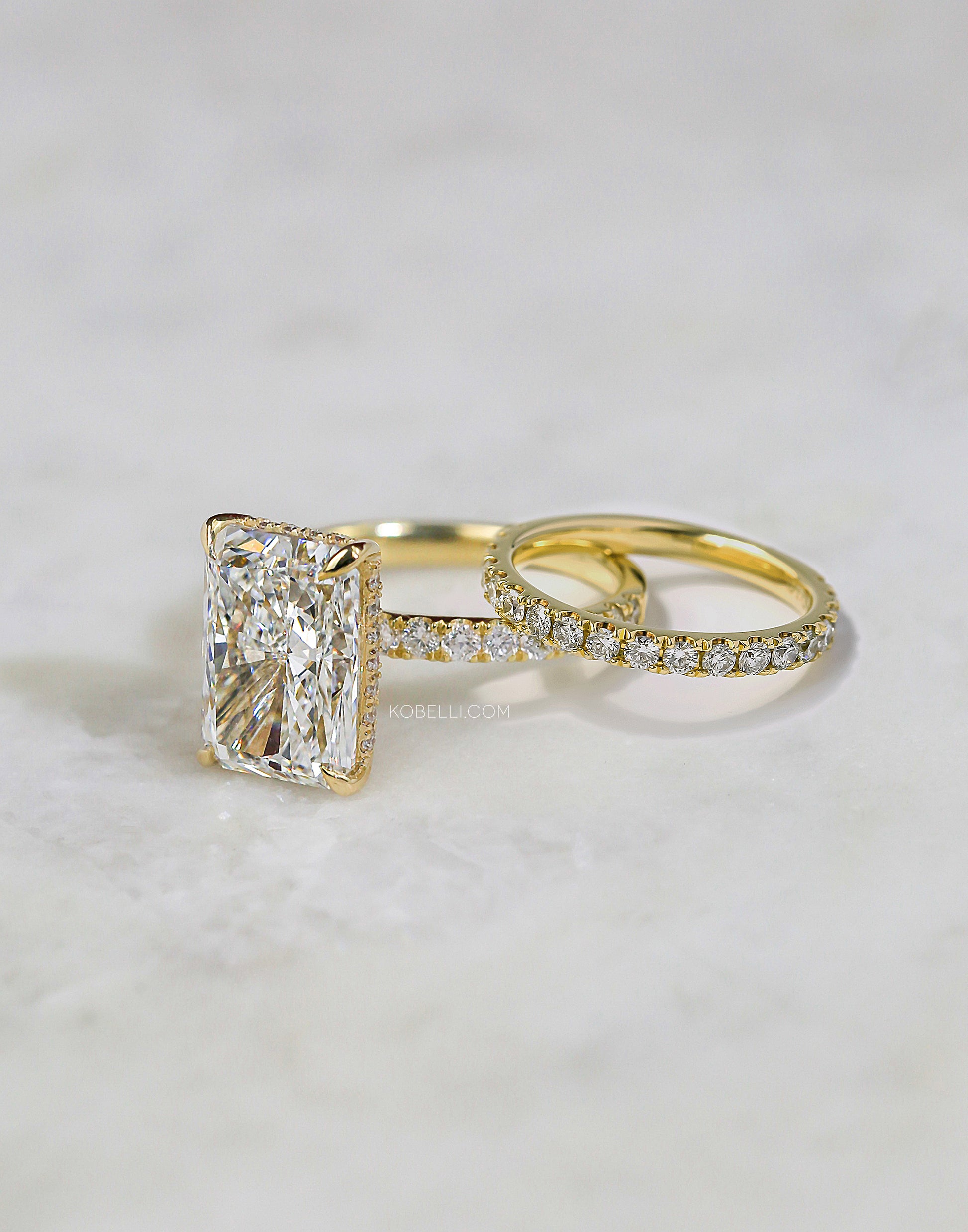 5.6 Carat Lab Grown Diamond Rowena Bridal Set
