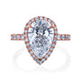 3.4 Carat Lab Grown Diamond Paige Ring in Rose Gold
