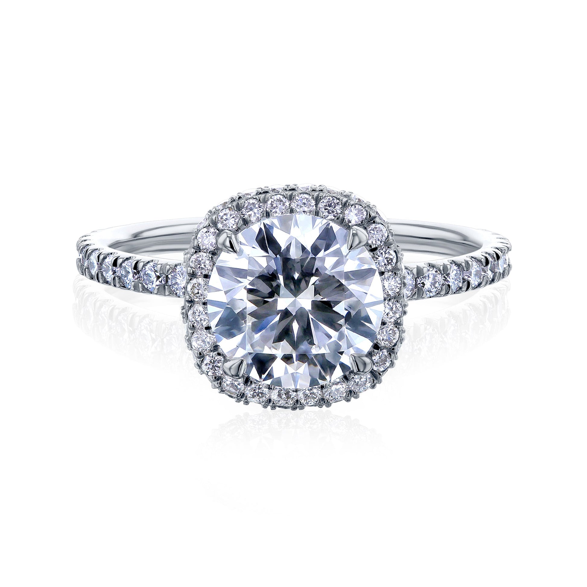 Kobelli Grown Diamond Ring - Snow Cone in White Gold