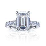 6 Carat Lab Grown Diamond Louvre Ring
