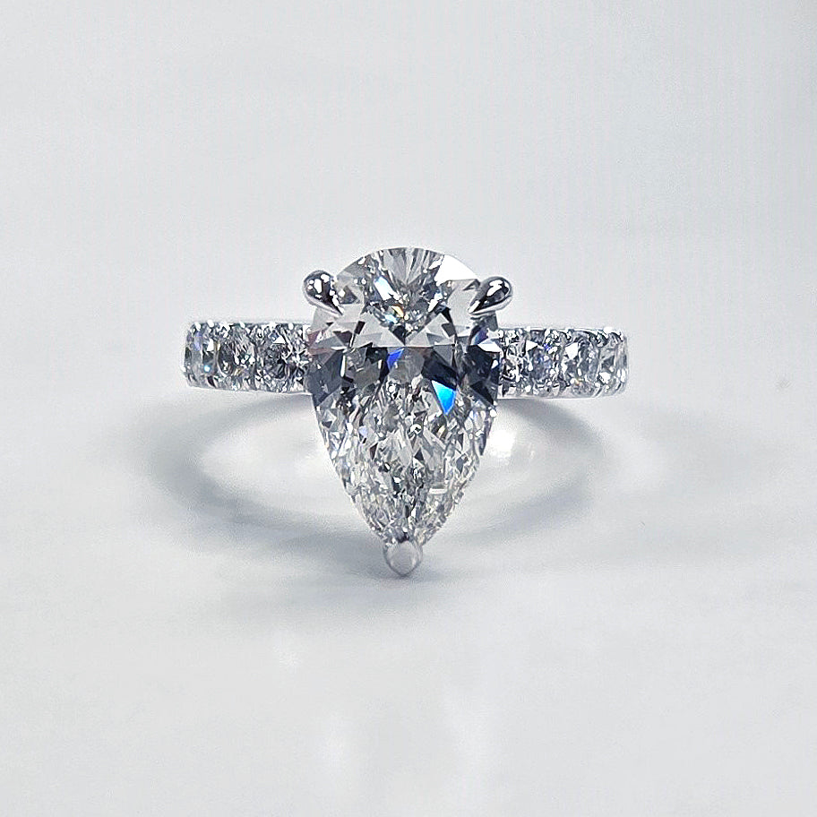 4 Carat Lab Grown Diamond Fuji Ring