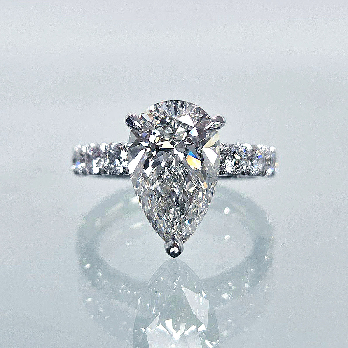 4 Carat Lab Grown Diamond Fuji Ring