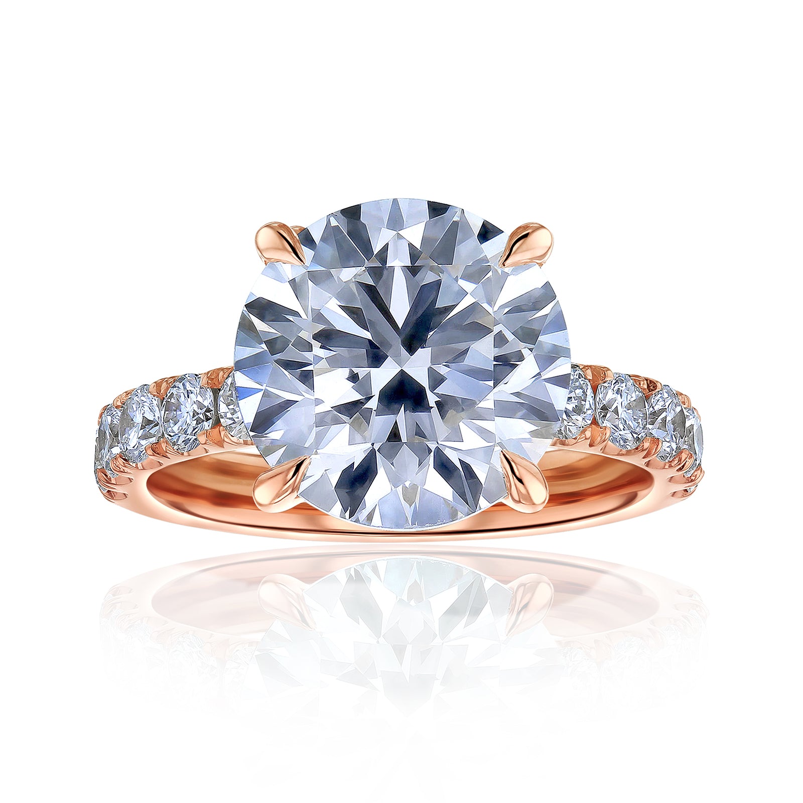 4, 5, or 6 Carat Lab Grown Diamond Seville Ring