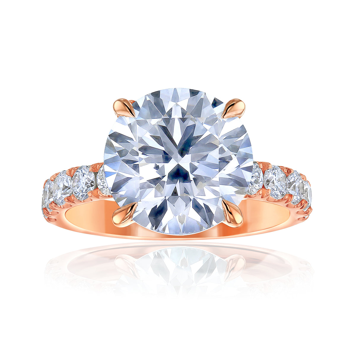 4, 5, or 6 Carat Lab Grown Diamond Seville Ring