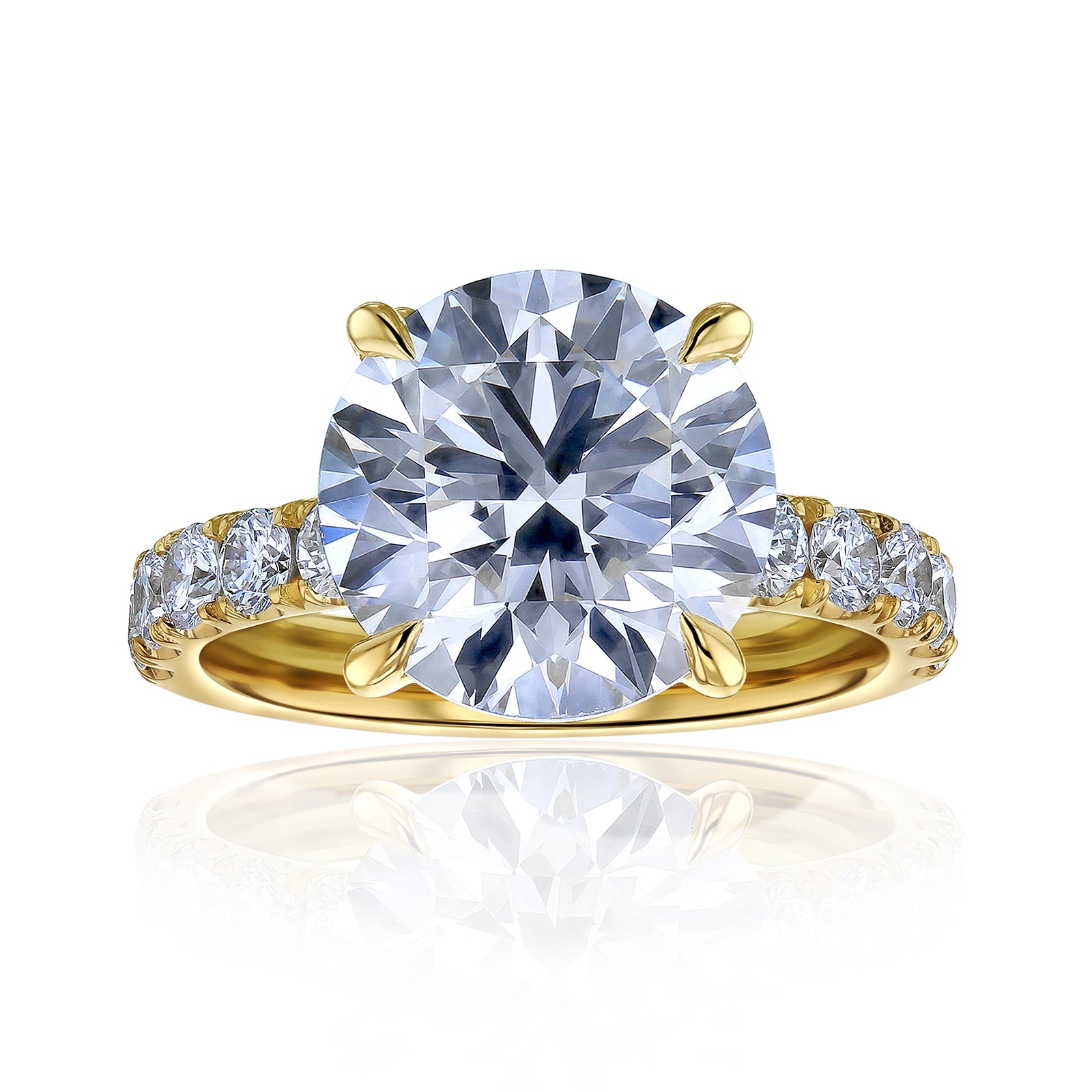 4, 5, or 6 Carat Lab Grown Diamond Seville Ring