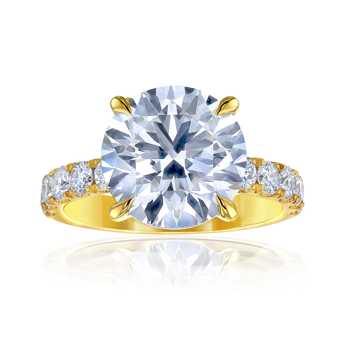 4, 5, or 6 Carat Lab Grown Diamond Seville Ring