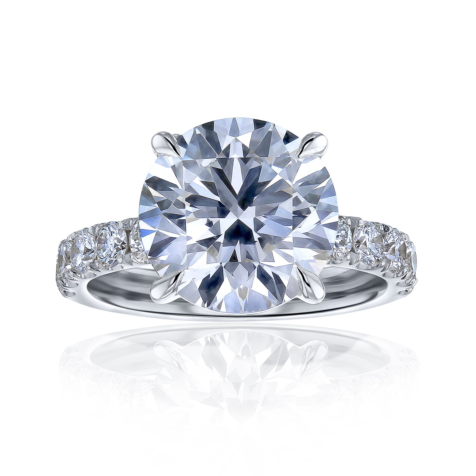 4, 5, or 6 Carat Lab Grown Diamond Seville Ring
