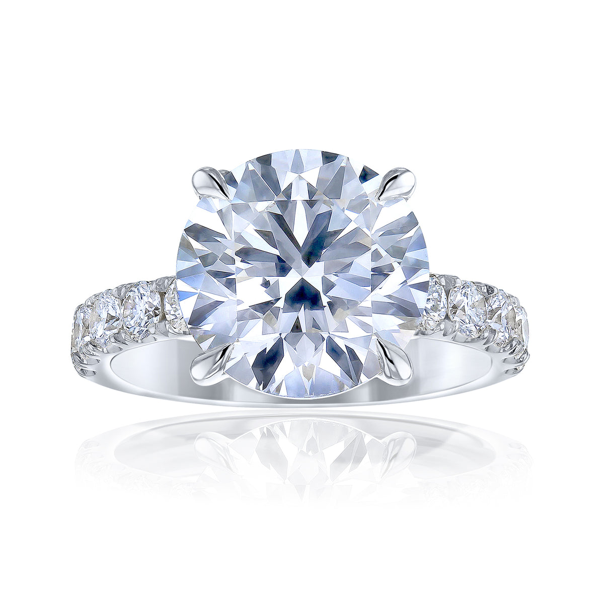 4, 5, or 6 Carat Lab Grown Diamond Seville Ring