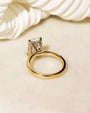 Solid plain gold band