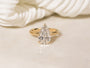Pear teardrop shaped diamond