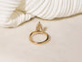 Solid gold plain band