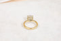 Solid plain gold band