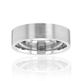 6mm Satin Gold Drew Ring