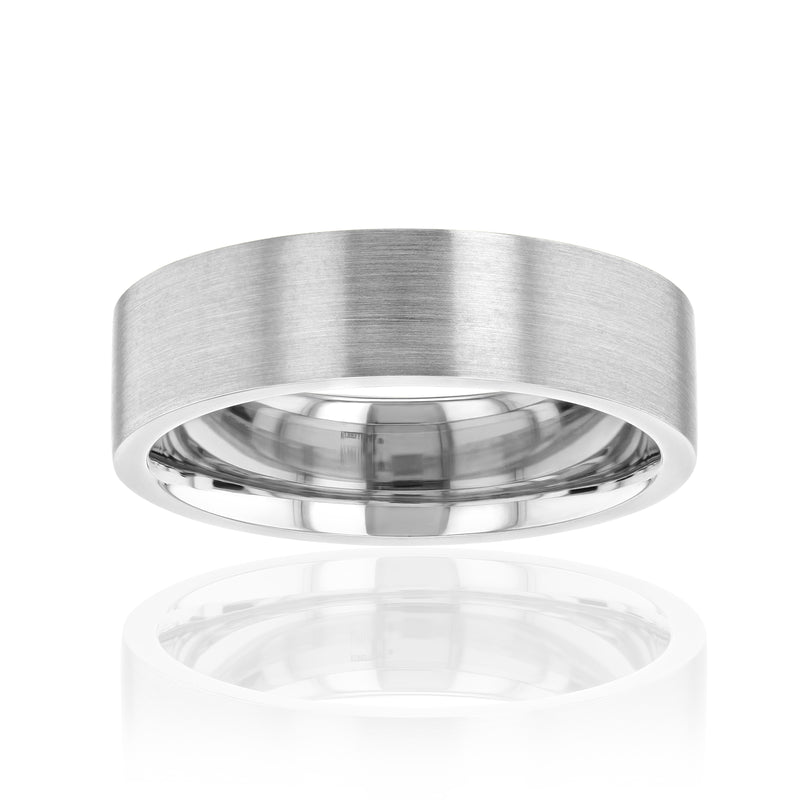 6mm Satin Gold Drew Ring