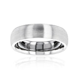 6mm Domed Satin Gold Kris Ring