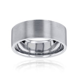 8mm Satin Gold Lincoln Ring