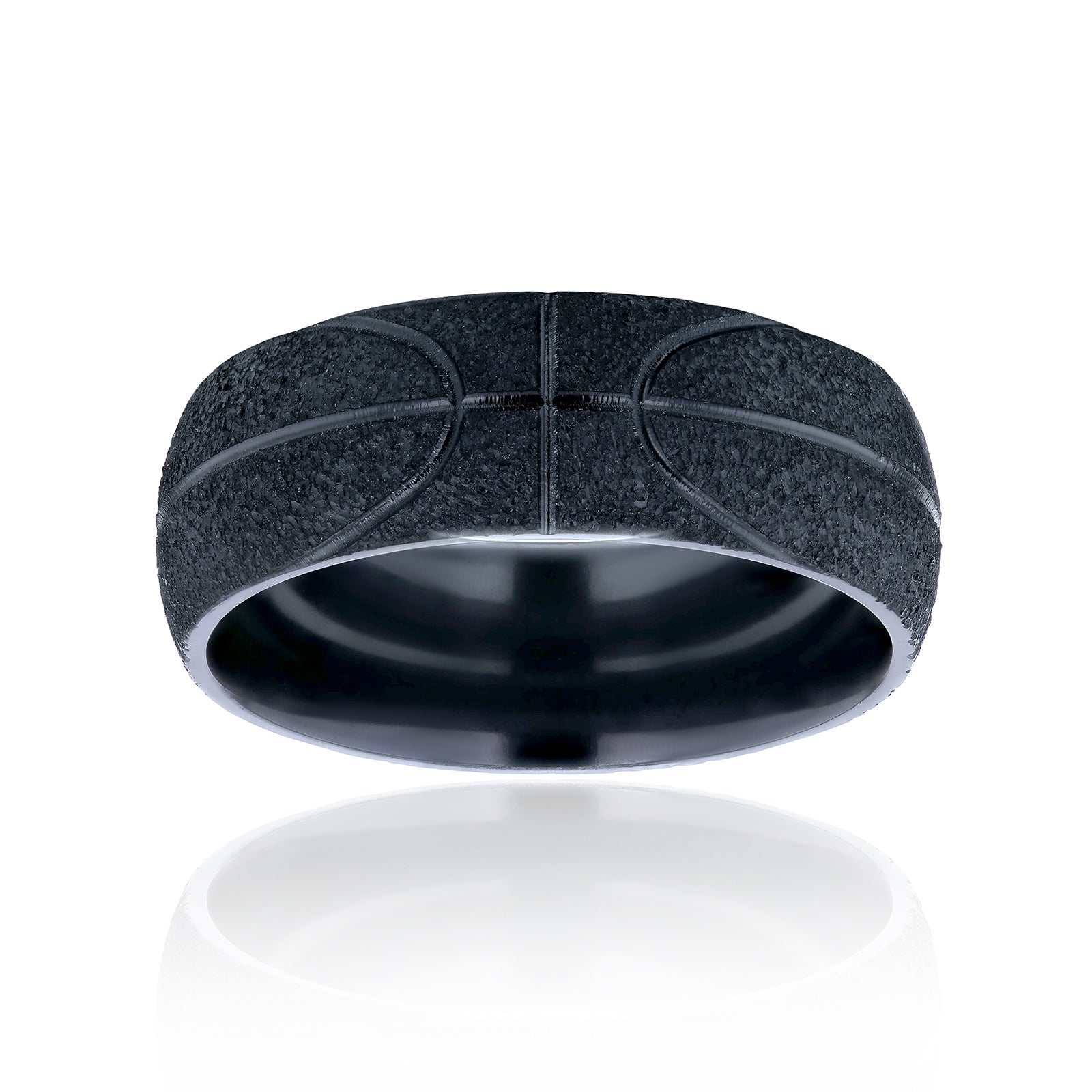 8mm Champion Charcoal Ring