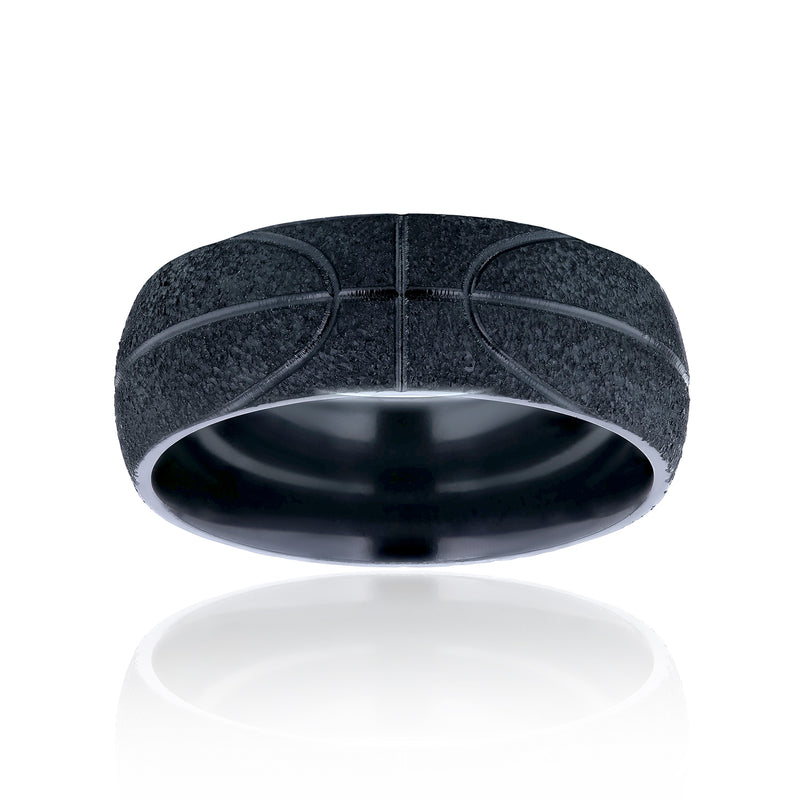 8mm Champion Charcoal Ring