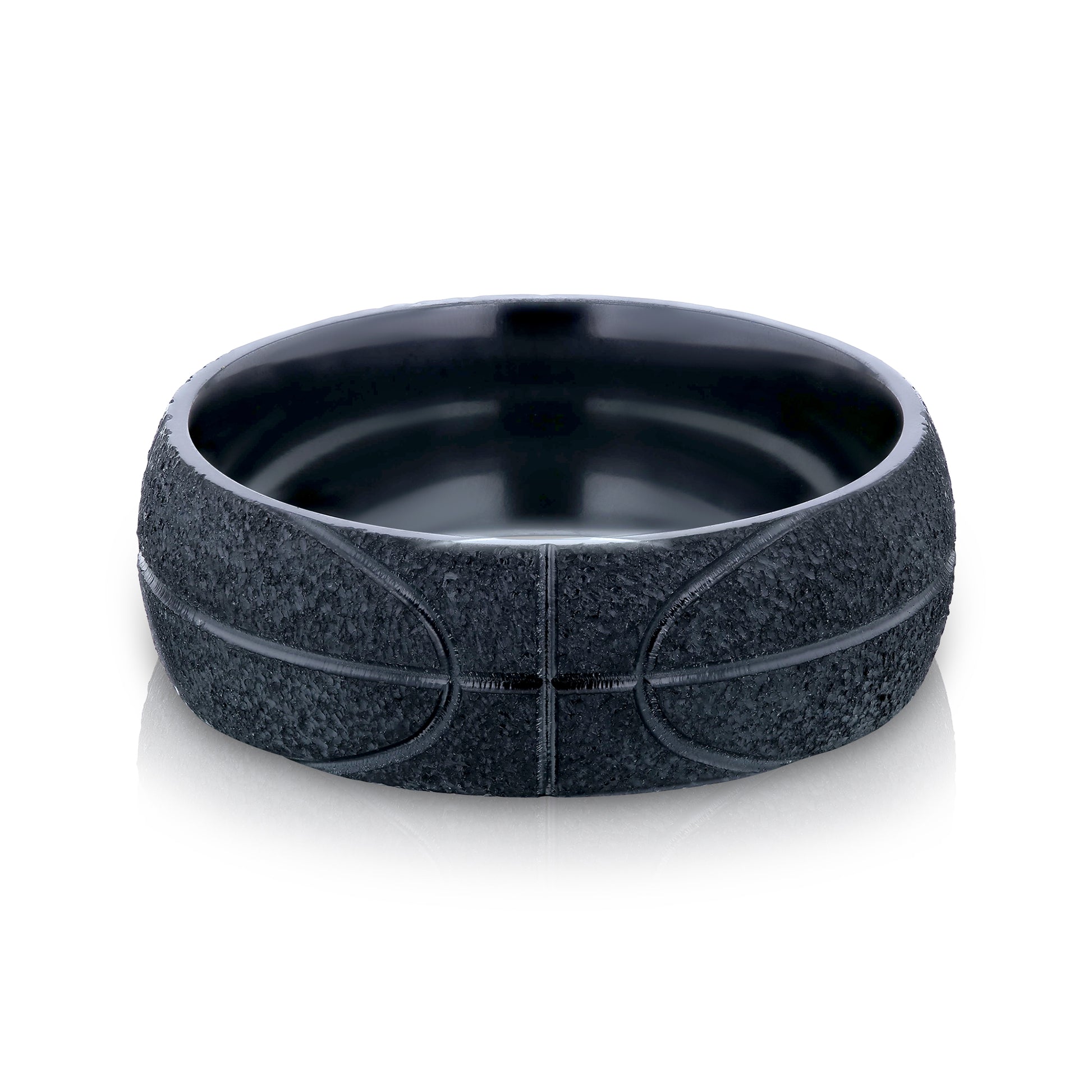 8mm Champion Charcoal Ring