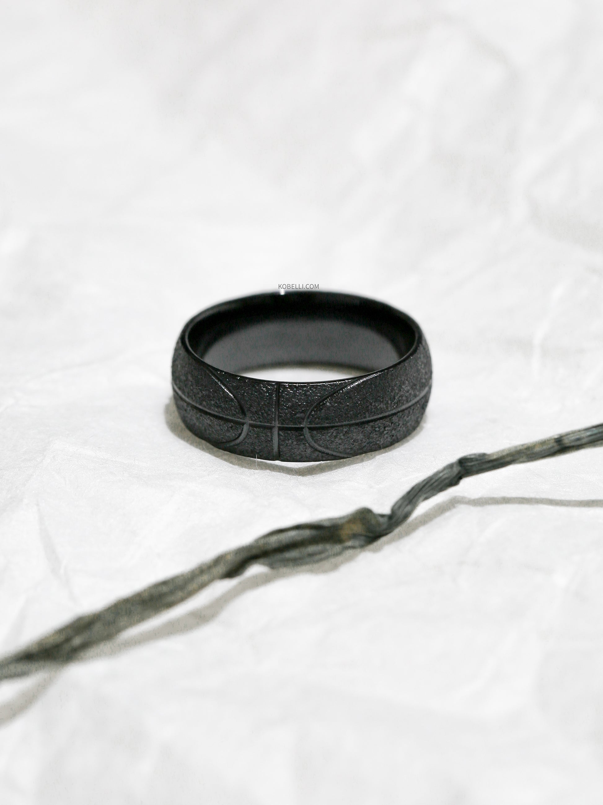 8mm Champion Charcoal Ring