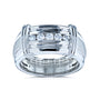 0.2 Carat Natural Diamond Wide Channel Cammy Ring in White Gold