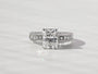 Kobelli Radiant Moissanite & Diamond Ring