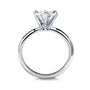 Kobelli 6-Prong Solitaire Classic Engagement Ring - Profile Angle
