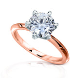 Kobelli Grown - 2ct Classic Solitaire Lab Diamond Ring