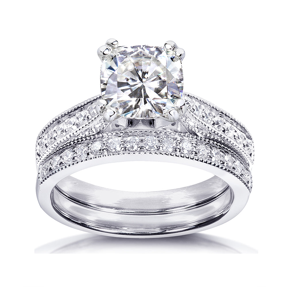 1.4 Carat Moissanite Sophie Cushion Bridal Set